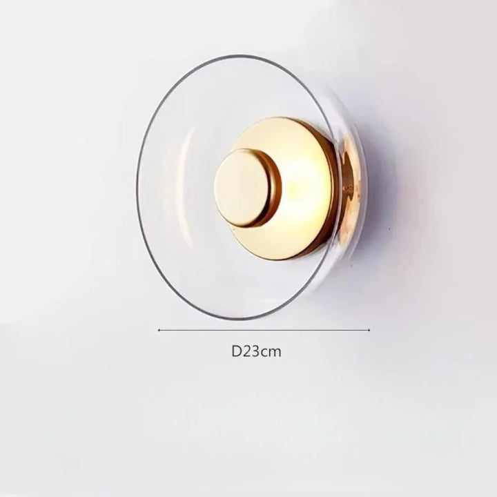 Nordic Round Glass Wall Lamp