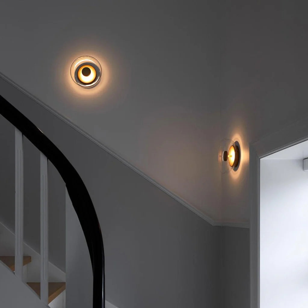 Nordic Round Glass Wall Lamp
