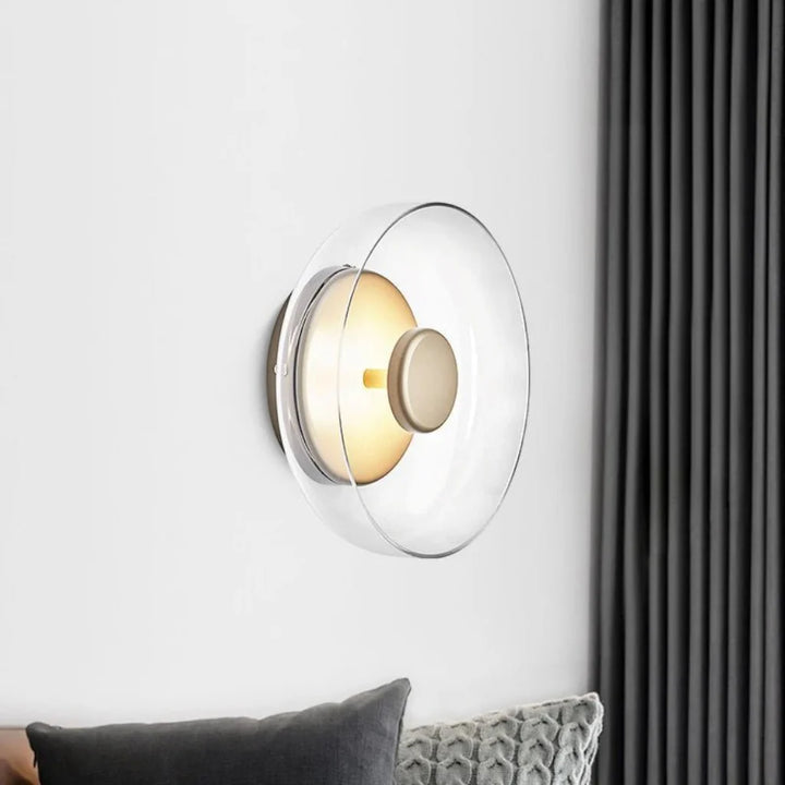 Nordic Round Glass Wall Lamp
