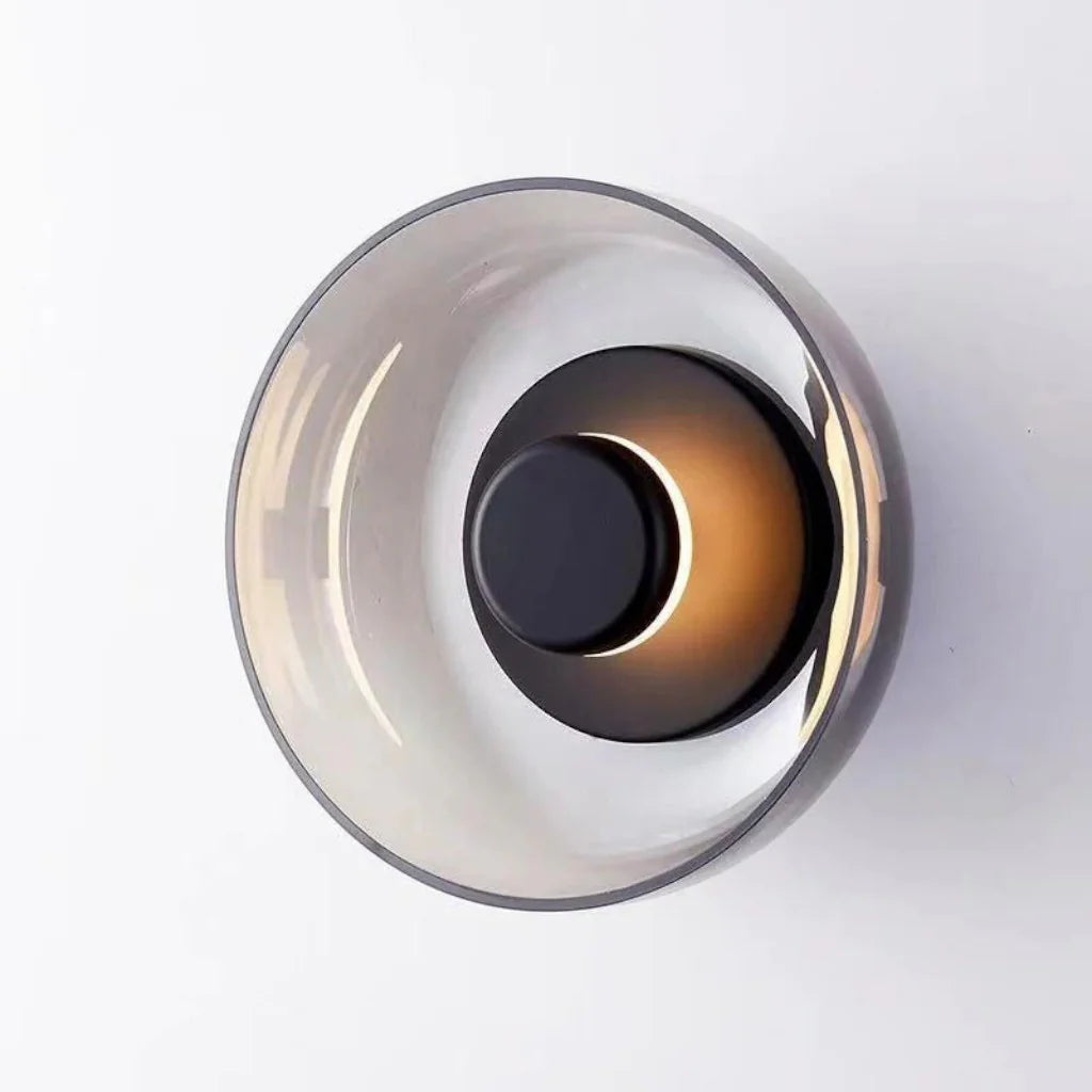 Nordic Round Glass Wall Lamp