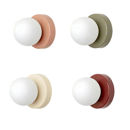 Nordic Spherical LED Wall Lamp - Iron Base Boldenn
