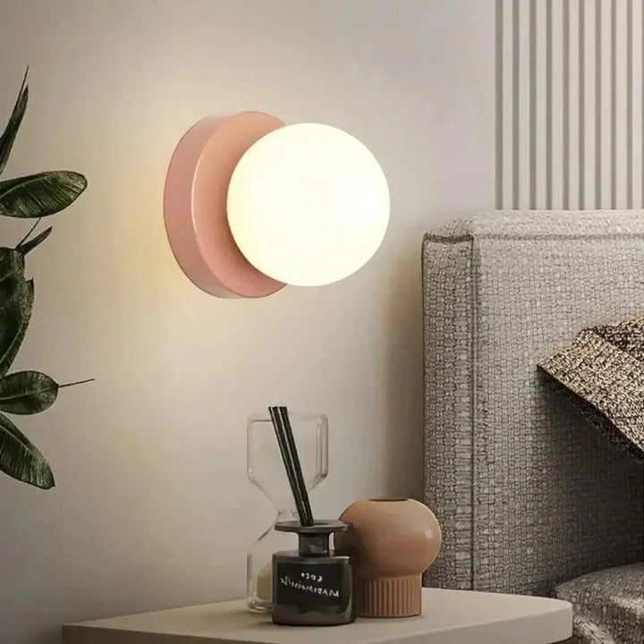 Nordic Spherical LED Wall Lamp - Iron Base Boldenn