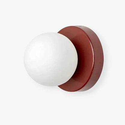 Nordic Spherical LED Wall Lamp - Iron Base Boldenn