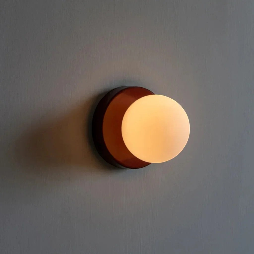 Nordic Spherical LED Wall Lamp - Iron Base