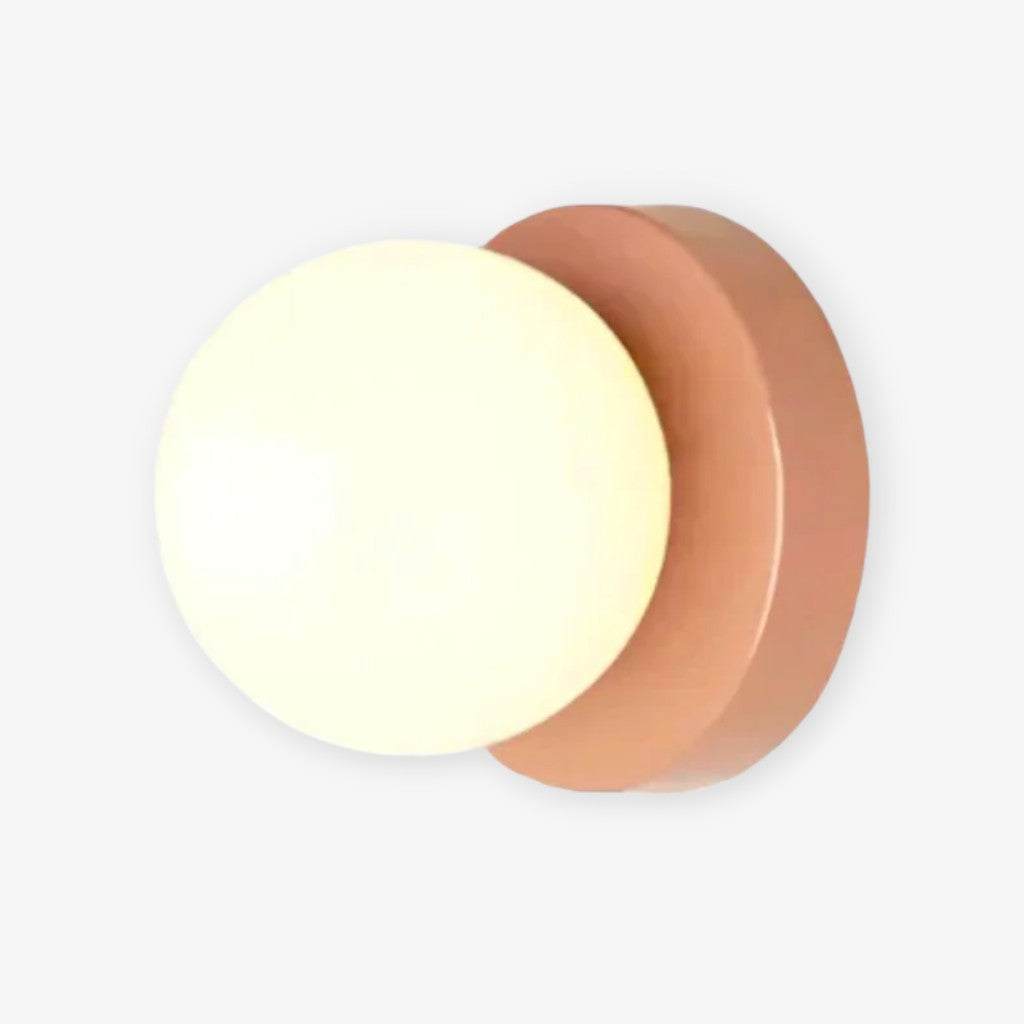 Nordic Spherical LED Wall Lamp - Iron Base