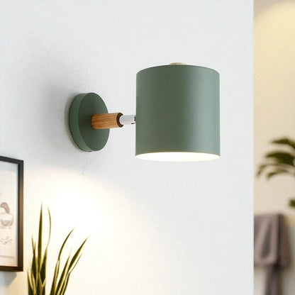 Nordic Wood & Metal Adjustable Wall Sconce Lamp Boldenn