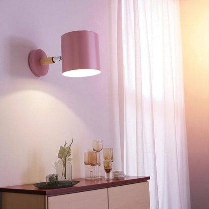 Nordic Wood & Metal Adjustable Wall Sconce Lamp Boldenn