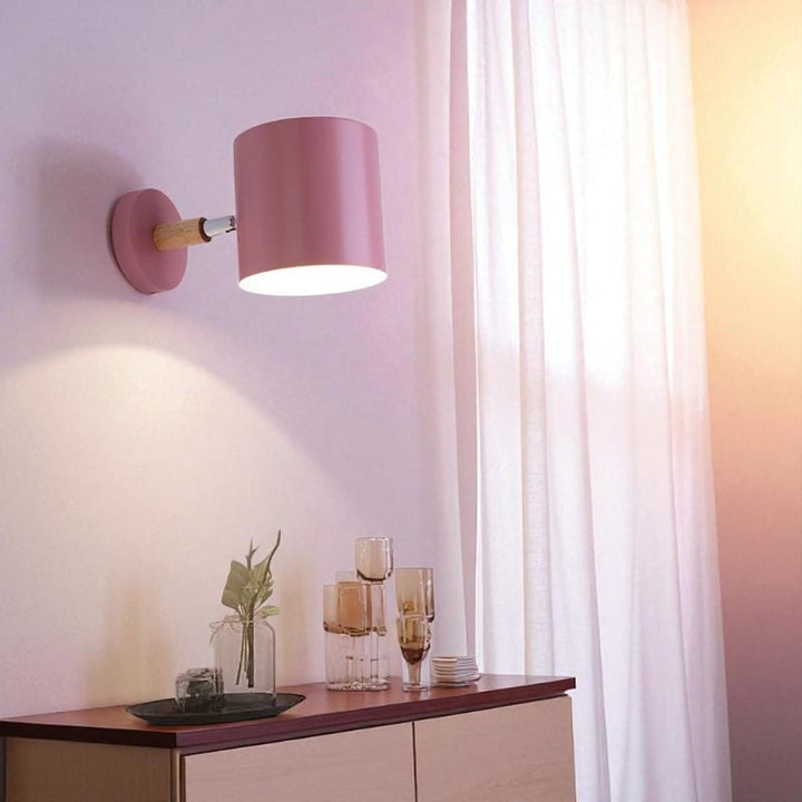 Nordic Wood & Metal Adjustable Wall Sconce Lamp Boldenn