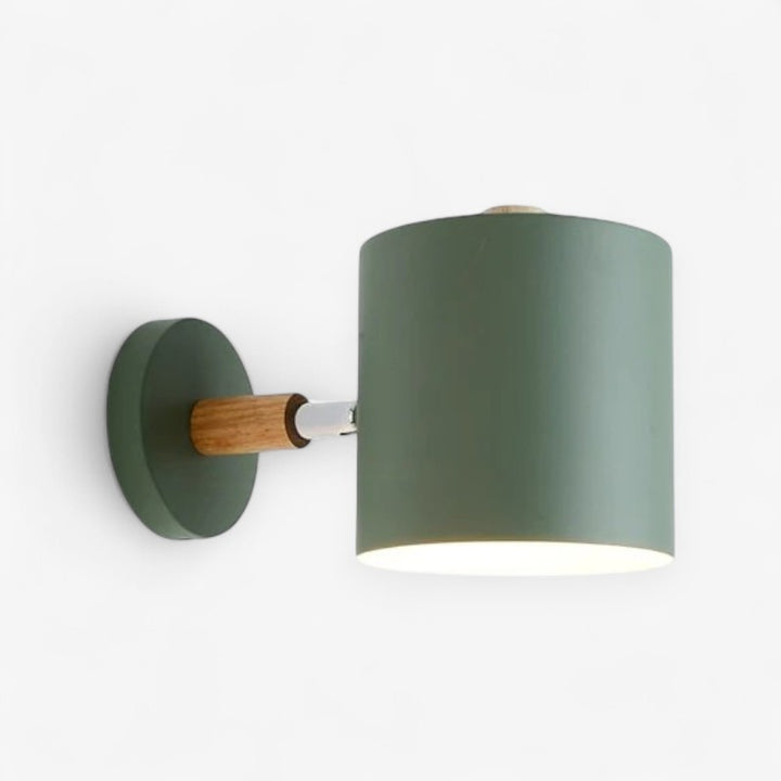 Nordic Wood & Metal Adjustable Wall Sconce Lamp