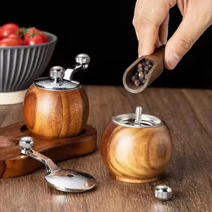 NordMill Salt and Pepper Grinder Set – Nordic Wood Boldenn