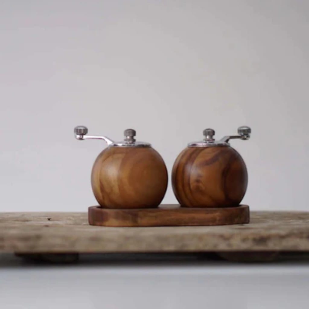 NordMill Salt and Pepper Grinder Set – Nordic Wood Boldenn