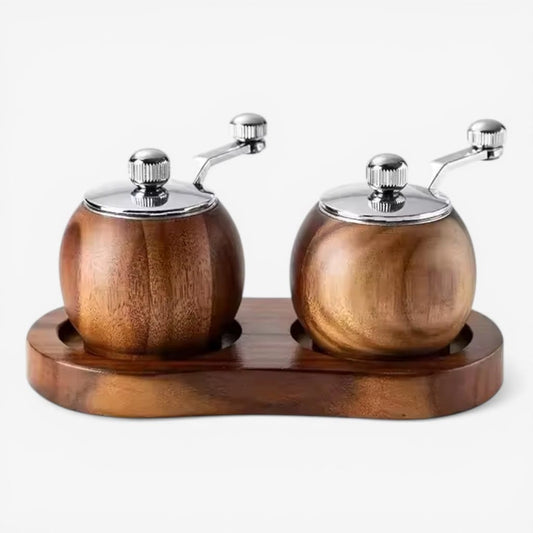 NordMill Salt and Pepper Grinder Set – Nordic Wood Boldenn