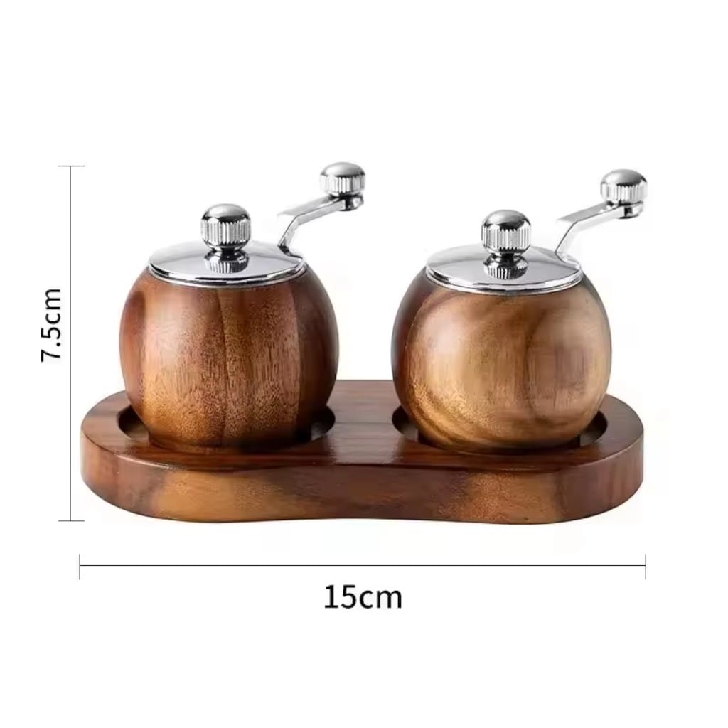 NordMill Salt and Pepper Grinder Set – Nordic Wood Boldenn