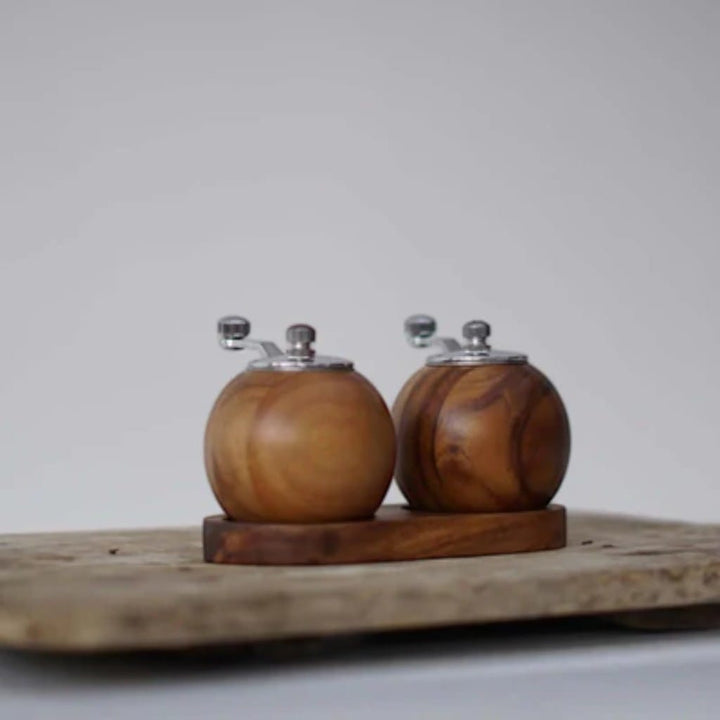 NordMill Salt and Pepper Grinder Set – Nordic Wood Boldenn