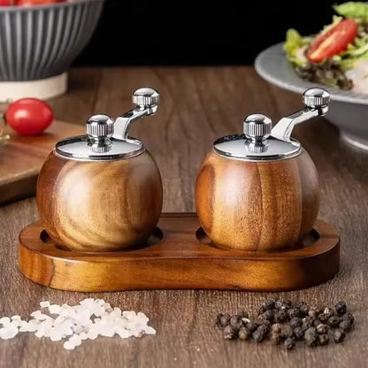 NordMill Salt and Pepper Grinder Set – Nordic Wood Boldenn