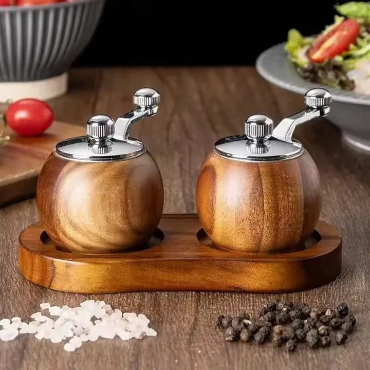 NordMill Salt and Pepper Grinder Set – Nordic Wood Boldenn