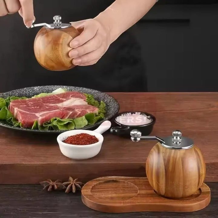 NordMill Salt and Pepper Grinder Set – Nordic Wood Boldenn