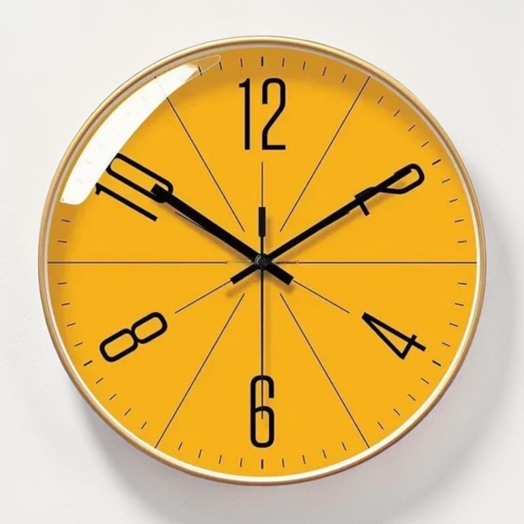 NordTick Silent Wall Clock – Modern Nordic Design Boldenn
