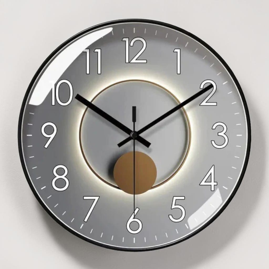 NordTick Silent Wall Clock – Modern Nordic Design Boldenn
