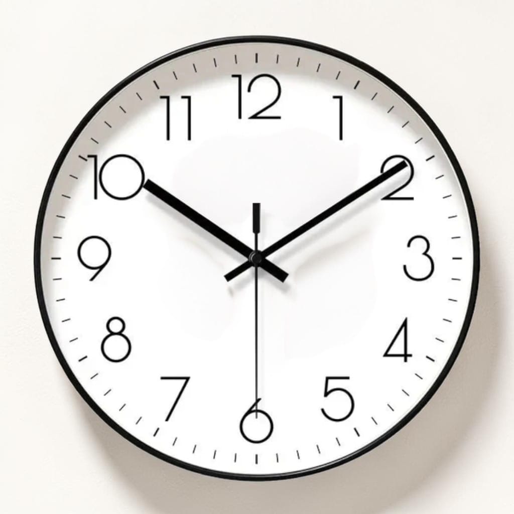 NordTick Silent Wall Clock – Modern Nordic Design Boldenn