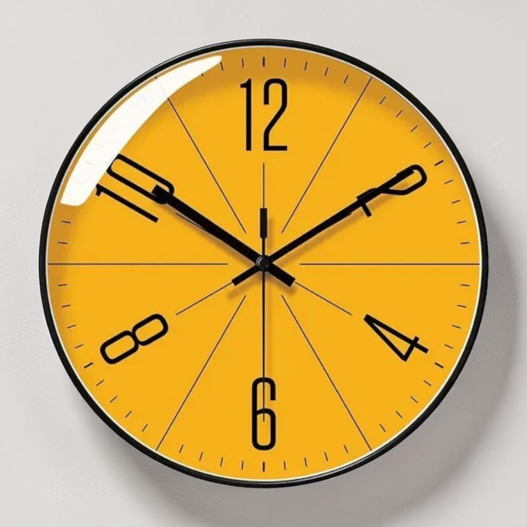 NordTick Silent Wall Clock – Modern Nordic Design Boldenn