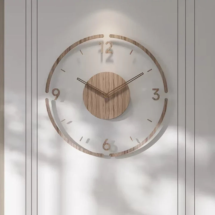Scandinavian Wooden Wall Clock