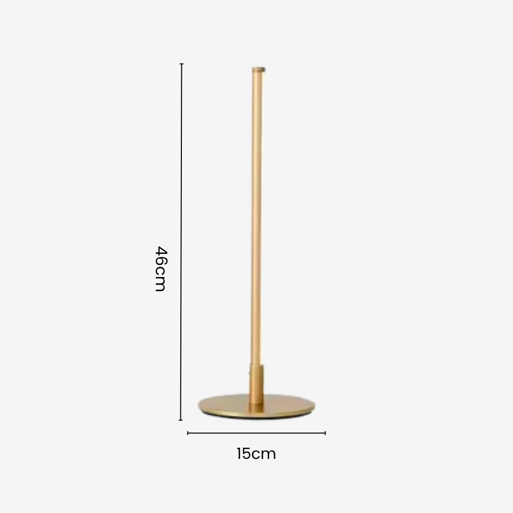 Nova | Golden Floor Lamp with Dimmable LED
