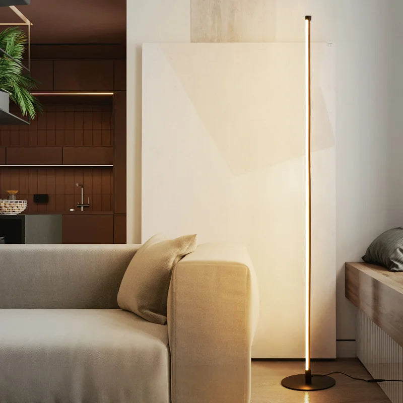 Nova | Golden Floor Lamp with Dimmable LED