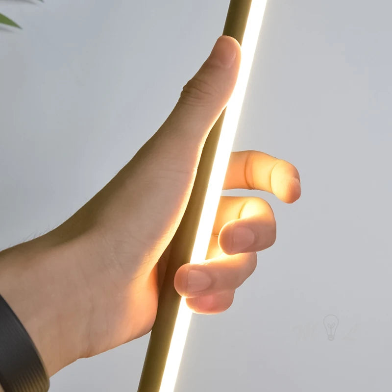 Nova | Golden Floor Lamp with Dimmable LED