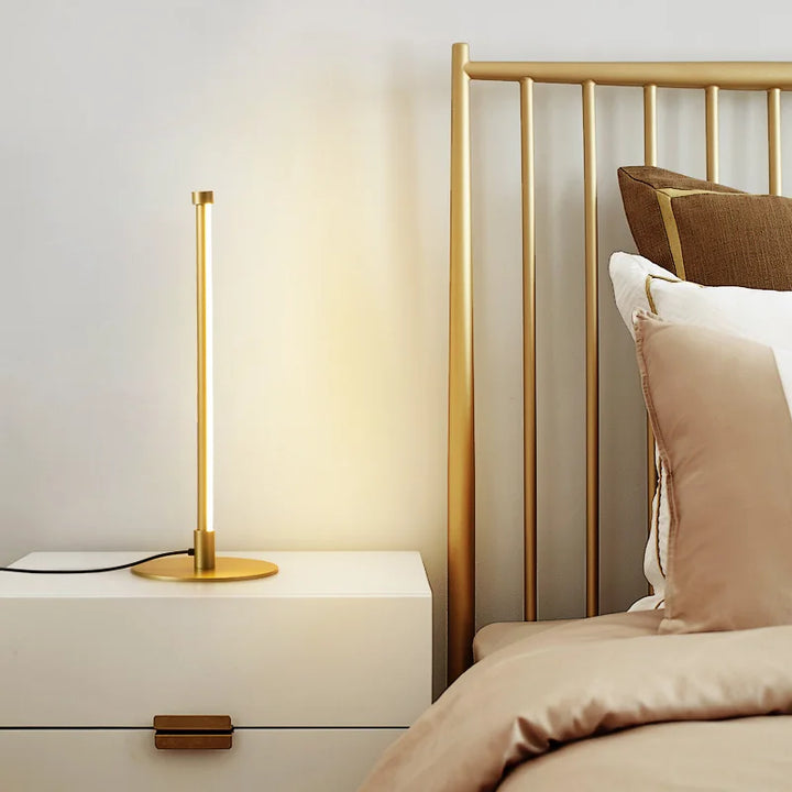 Nova | Golden Floor Lamp with Dimmable LED