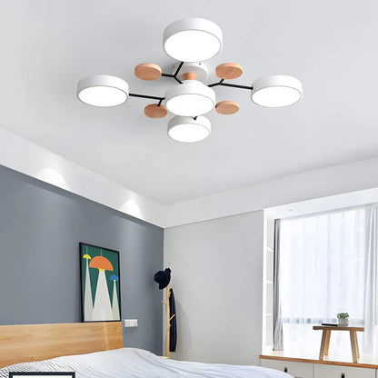 Orbitra Multi Head Circular Living Room Ceiling Light Boldenn