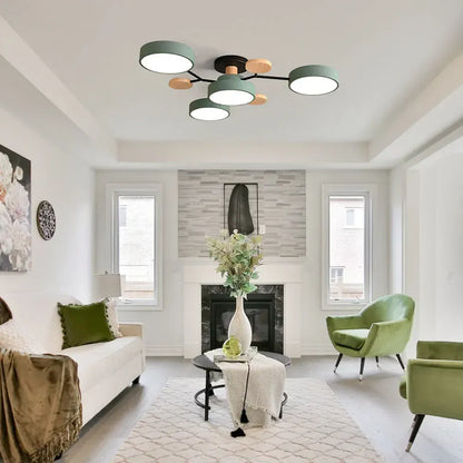 Orbitra Multi Head Circular Living Room Ceiling Light Boldenn