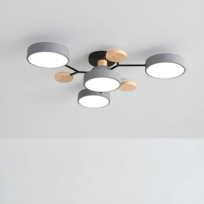Orbitra Multi Head Circular Living Room Ceiling Light Boldenn