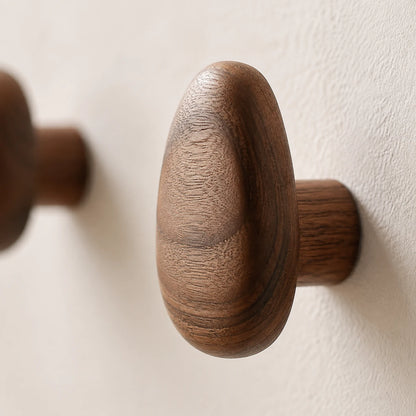 Close-up of Walnut Wood grain and smooth matte lacquer