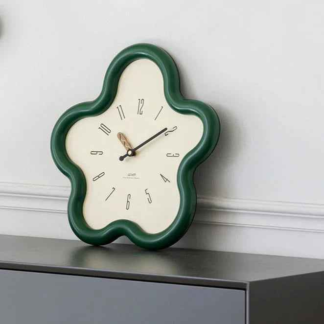 Flower Pendulum Wall Clock