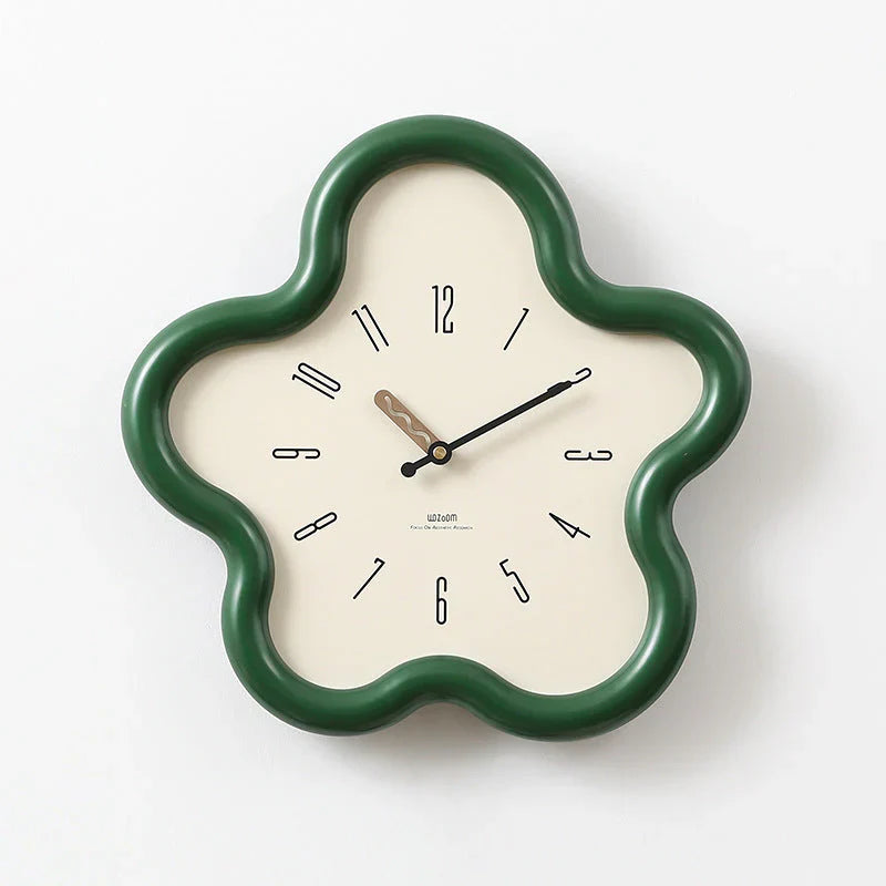 Flower Pendulum Wall Clock