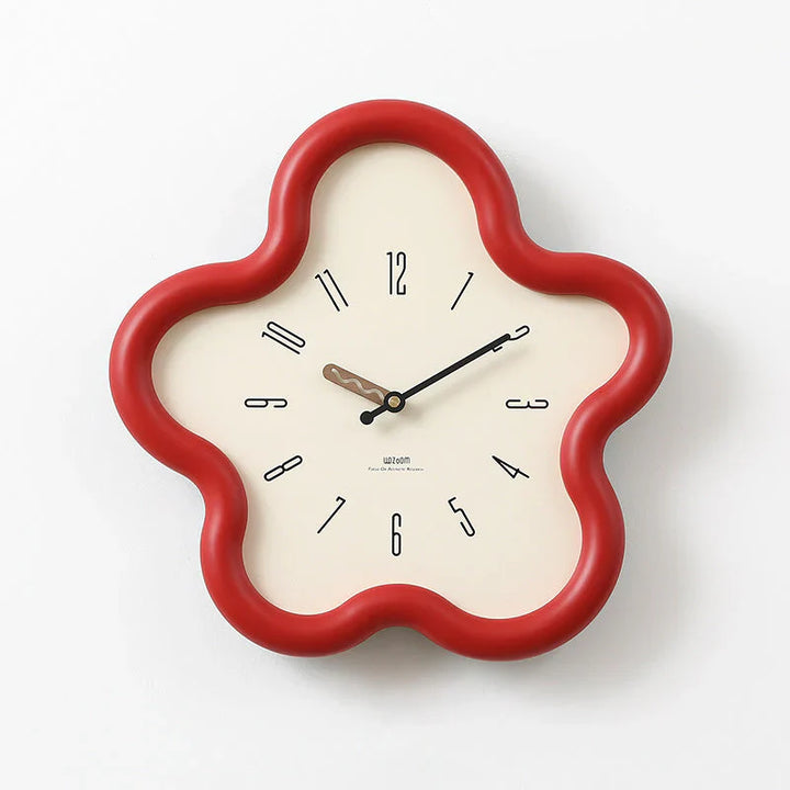 Flower Pendulum Wall Clock