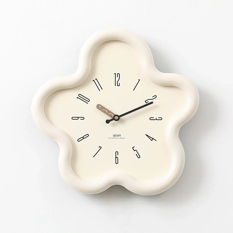 Flower Pendulum Wall Clock