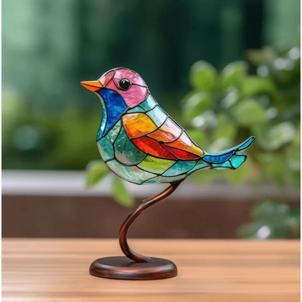 VitraBird Retro Colorful Bird Ornament Boldenn