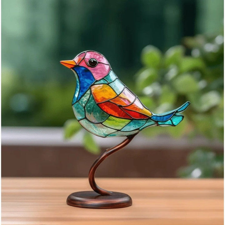 VitraBird Retro Colorful Bird Ornament Boldenn