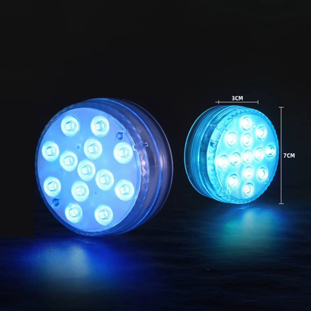 RGB Submersible Pool Light with Remote Control – 16 Colors LED Boldenn