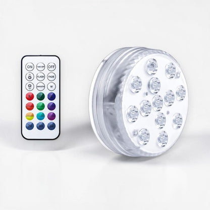 RGB Submersible Pool Light with Remote Control – 16 Colors LED Boldenn