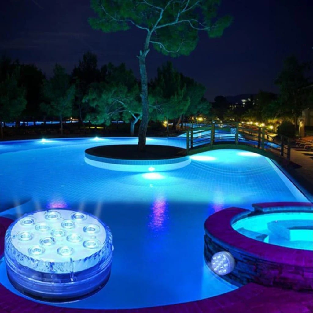 RGB Submersible Pool Light with Remote Control – 16 Colors LED Boldenn
