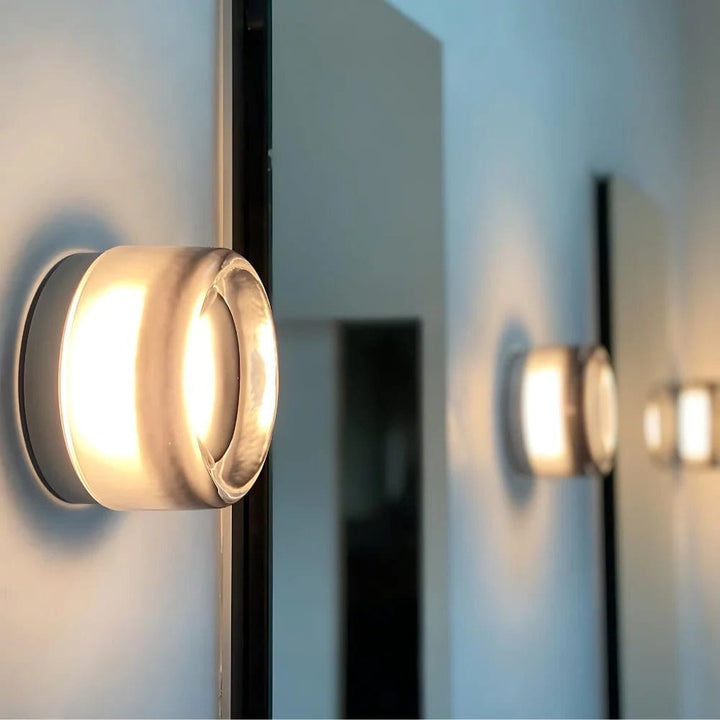 Round Glass Interior Wall Light Sconce Boldenn
