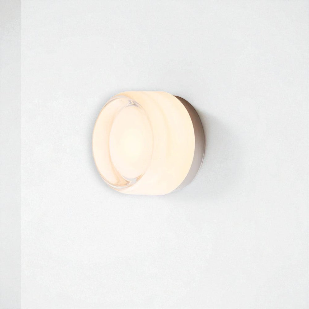 Round Glass Interior Wall Light Sconce