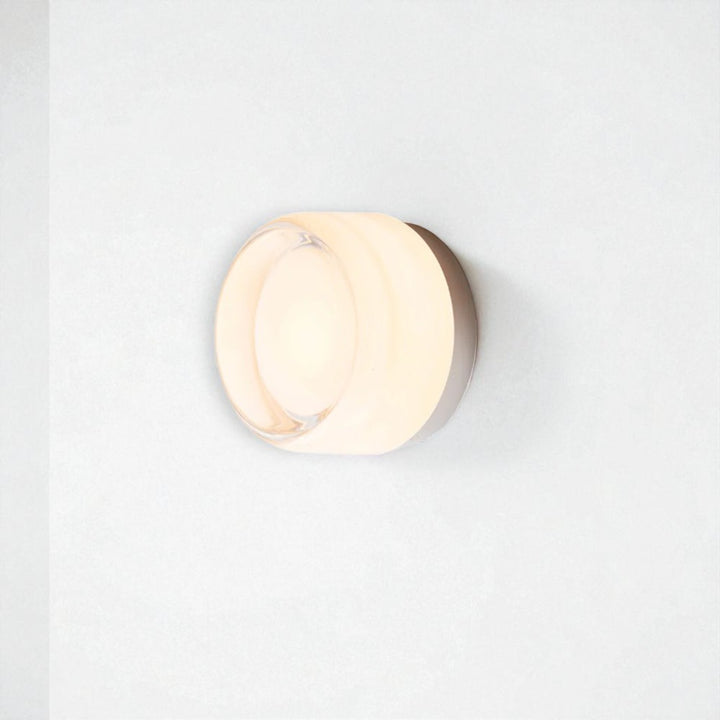 Round Glass Interior Wall Light Sconce