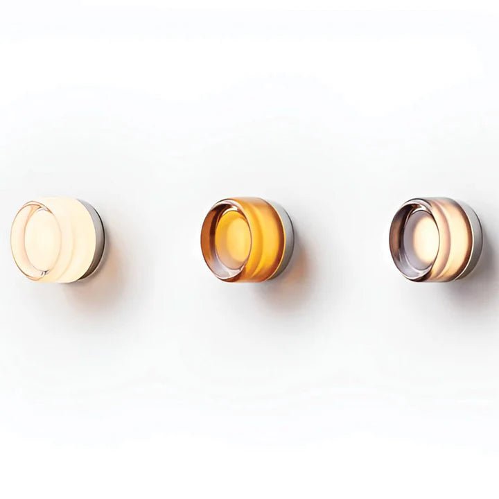 Round Glass Interior Wall Light Sconce