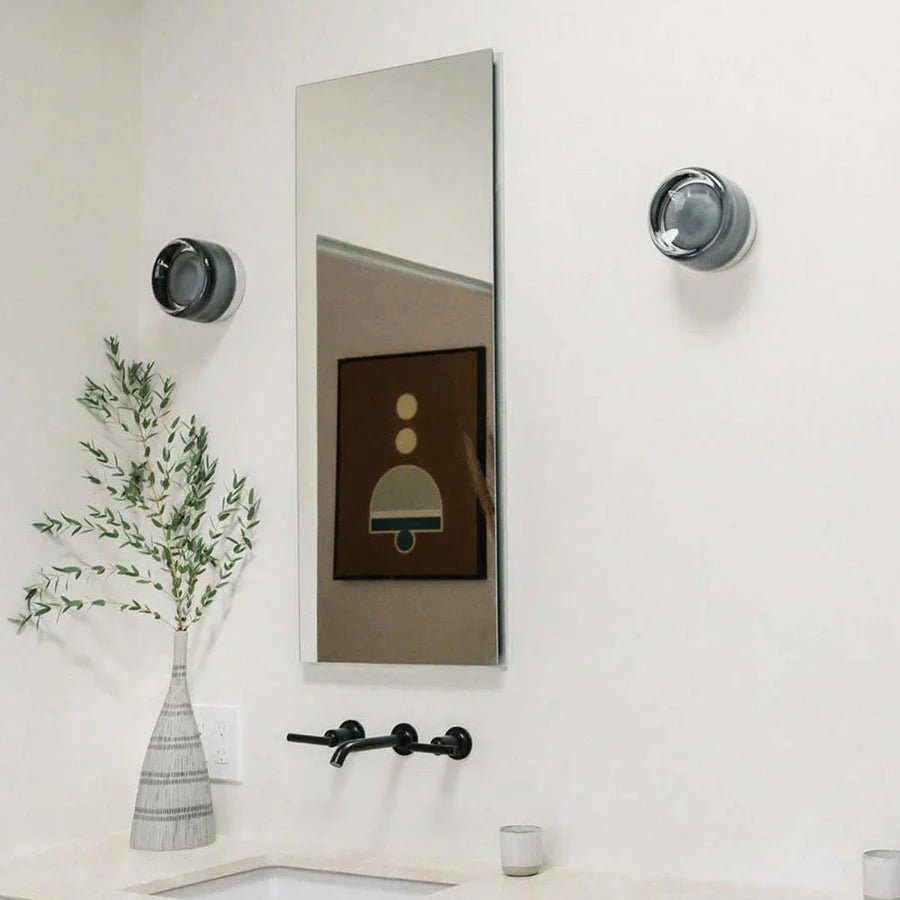 Round Glass Interior Wall Light Sconce