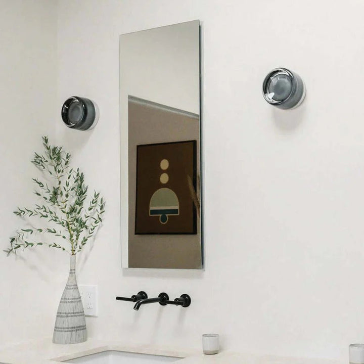 Round Glass Interior Wall Light Sconce