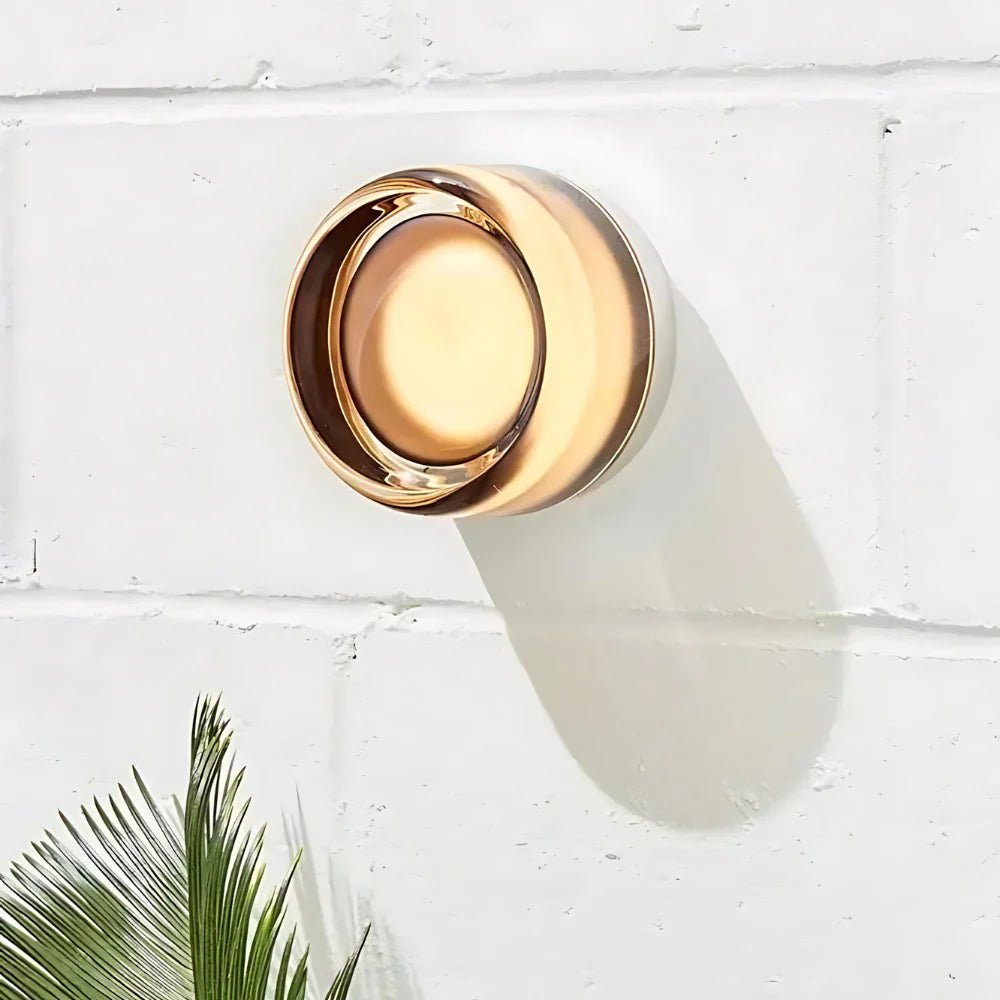 Round Glass Interior Wall Light Sconce